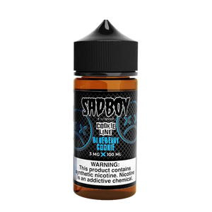 SadBoy Blueberry Cookie 100mL e-liquid bottle