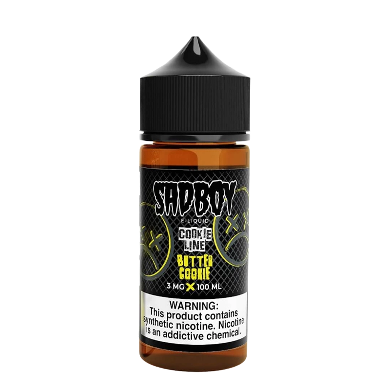 SadBoy Butter Cookie 100mL e-liquid bottle