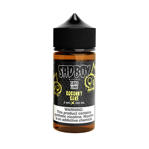 SadBoy Coconut Cake 100mL e-liquid bottle
