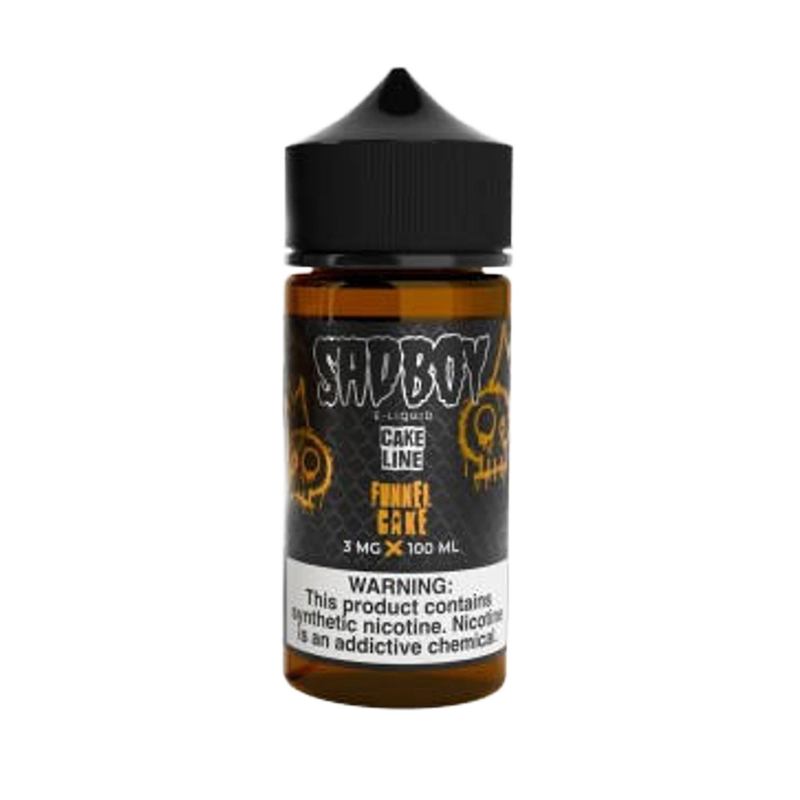 SadBoy Funnel Cake 100mL e-liquid bottle