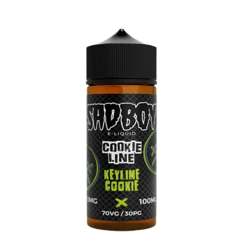 SadBoy Keylime Cookie 100mL e-liquid bottle