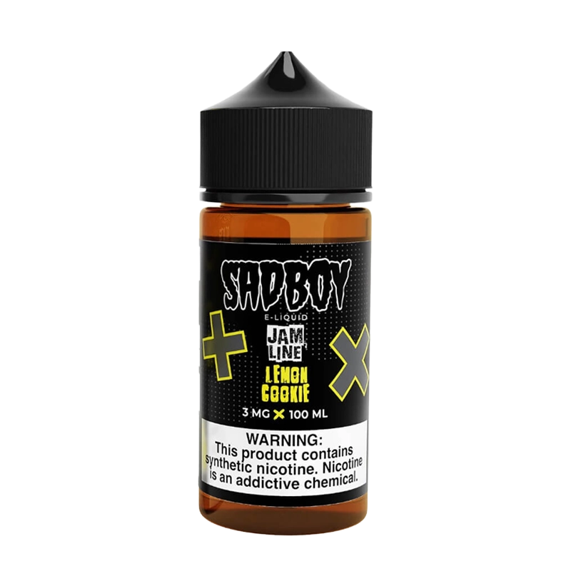 SadBoy Lemon Cookie 100mL e-liquid bottle
