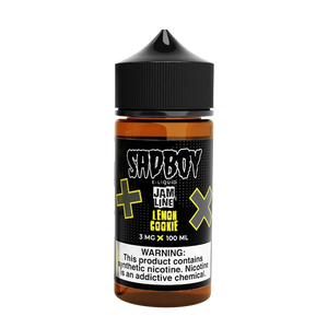 SadBoy Lemon Cookie 100mL e-liquid bottle
