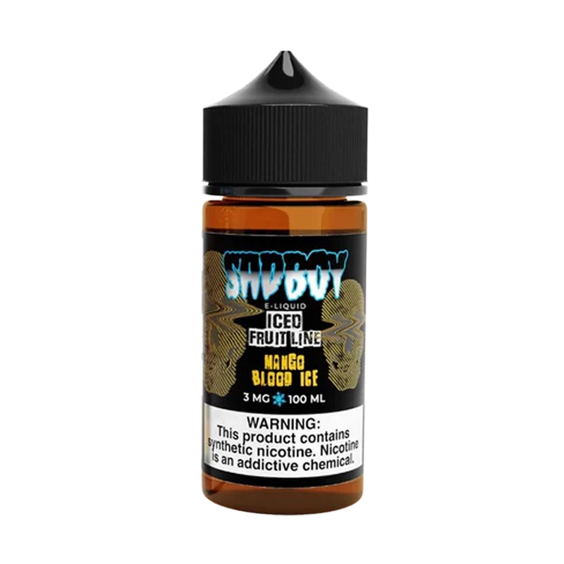 SadBoy Mango Blood ICE 100mL e-liquid bottle
