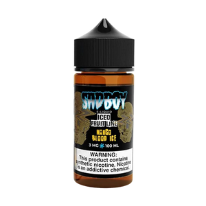 SadBoy Mango Blood ICE 100mL e-liquid bottle