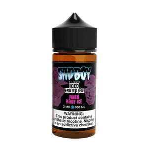 SadBoy Punch Berry ICE 100mL e-liquid bottle