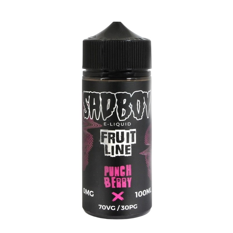 SadBoy Punch Berry 100mL e-liquid bottle