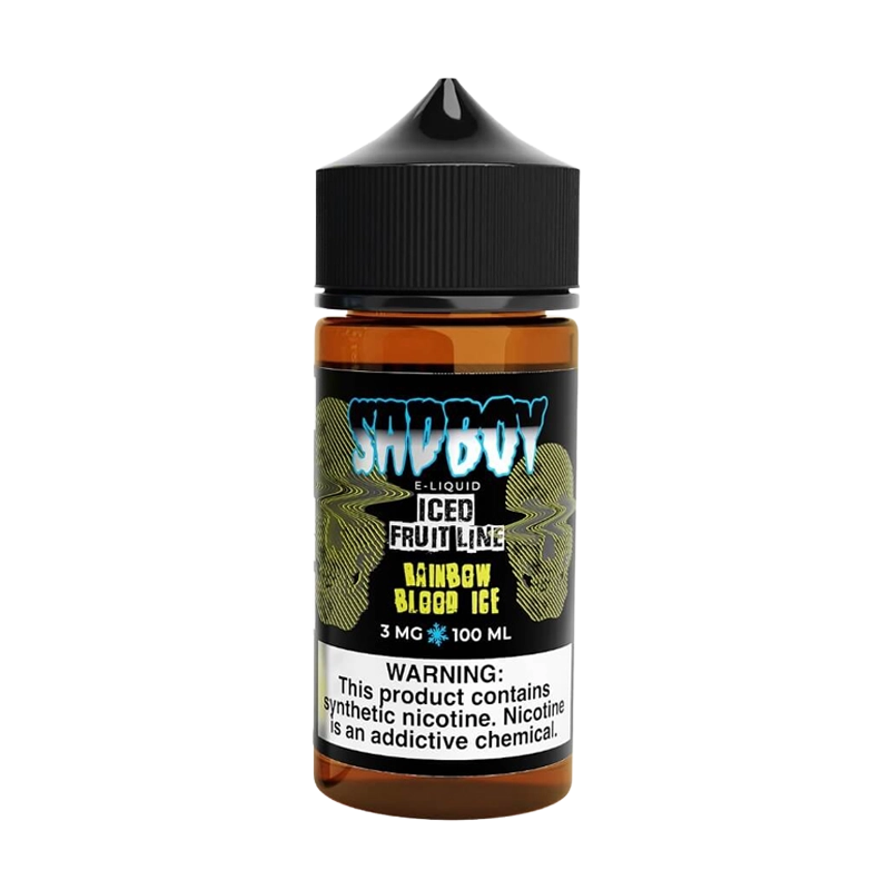 SadBoy Rainbow Blood ICE 100mL e-liquid bottle
