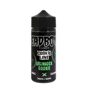 SadBoy Shamrock Cookie 100mL e-liquid bottle
