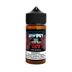 SadBoy Strawberry Blood ICE 100mL e-liquid bottle