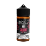 SadBoy Strawberry Cheesecake 100mL e-liquid bottle