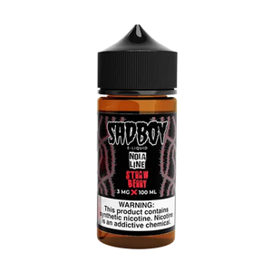 SadBoy Strawberry Nola 100mL e-liquid bottle