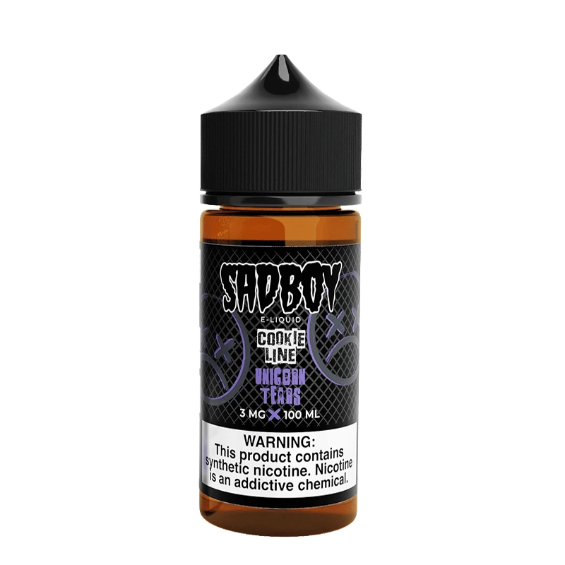 SadBoy Unicorn Tears 100mL e-liquid bottle