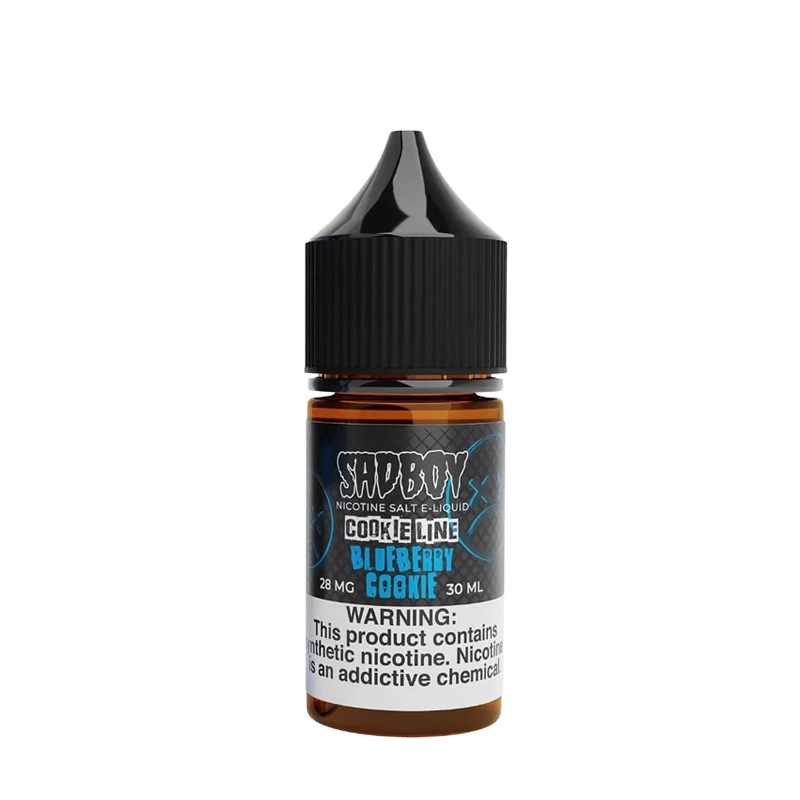 SadBoy Blueberry Cookie 30mL salt nicotine e-liquid bottle