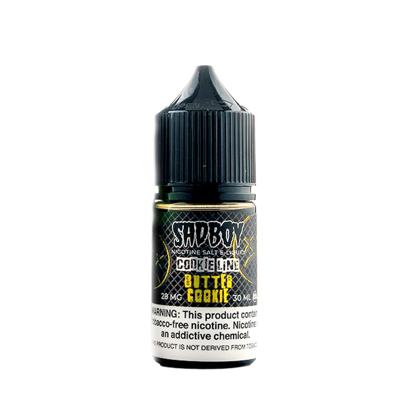 SadBoy Butter Cookie 30mL salt nicotine e-liquid bottle