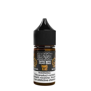 SadBoy Funnel Cake 30mL salt nicotine e-liquid bottle