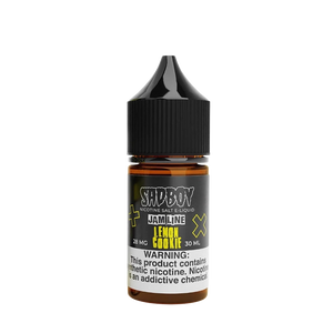 SadBoy Lemon Cookie 30mL salt nicotine e-liquid bottle
