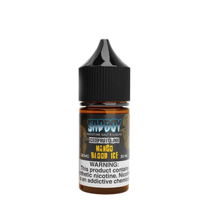 SadBoy Mango Blood ICE 30mL salt nicotine e-liquid bottle