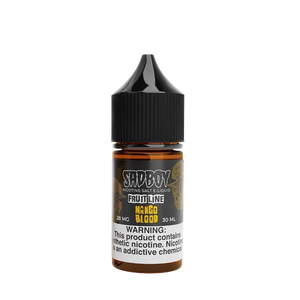 SadBoy Mango Blood 30mL salt nicotine e-liquid bottle