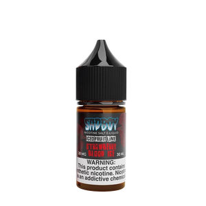 SadBoy Strawberry Blood ICE 30mL salt nicotine e-liquid bottle