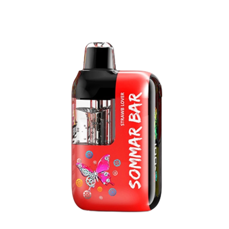 Sommer Bar 50000 Puff Disposable - sleek gradient device with LED display screen, adjustable airflow, and vibrant color finish.