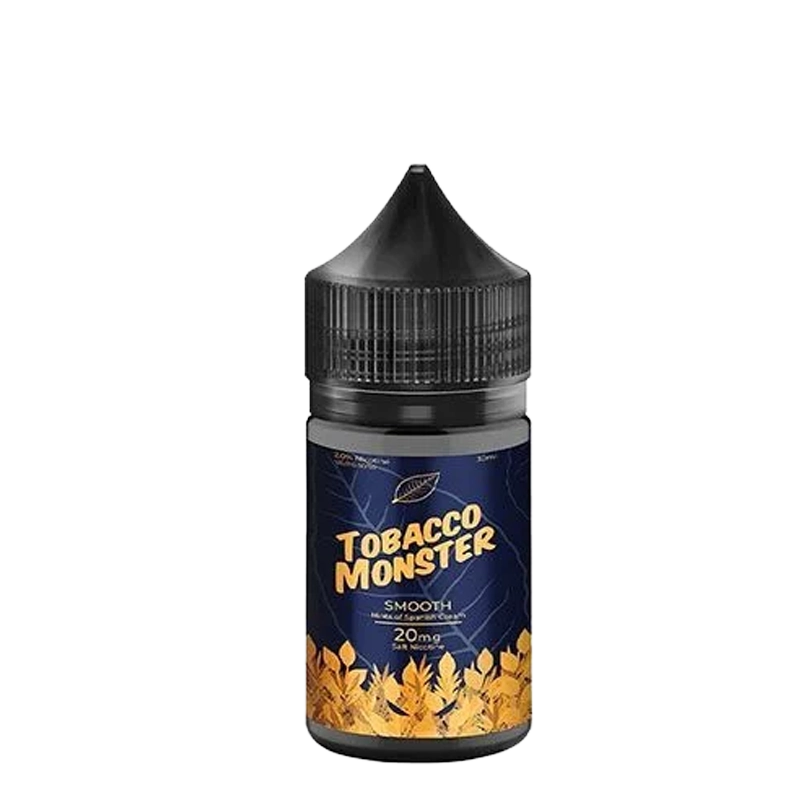 Tobacco Monster Smooth 30mL salt nicotine e-liquid bottle