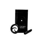Tsunami 4-in-1 magnetic dugout kit open, showing grinder, storage chamber, loading tool, and magnetic closure on plain background.