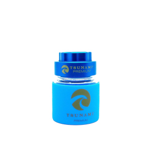Tsunami Dry Herb Grinder with Glass Jar – 60mm