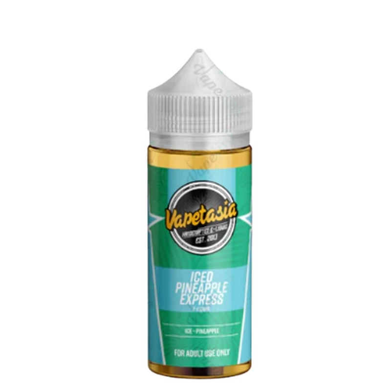 Vapetasia Iced Pineapple Express 100mL hand-crafted e-liquid bottle