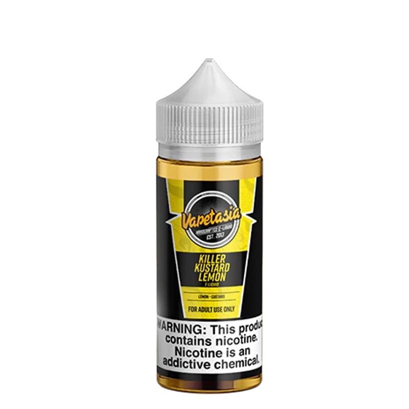 Vapetasia Killer Kustard Lemon 100mL hand-crafted e-liquid bottle