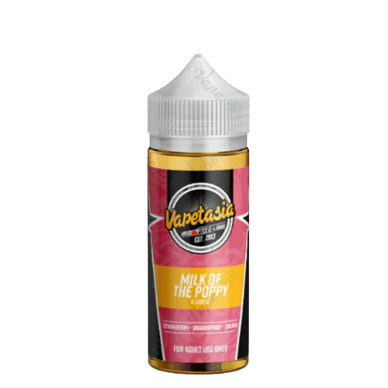 Vapetasia Milk Of The Poppy 100mL hand-crafted e-liquid bottle
