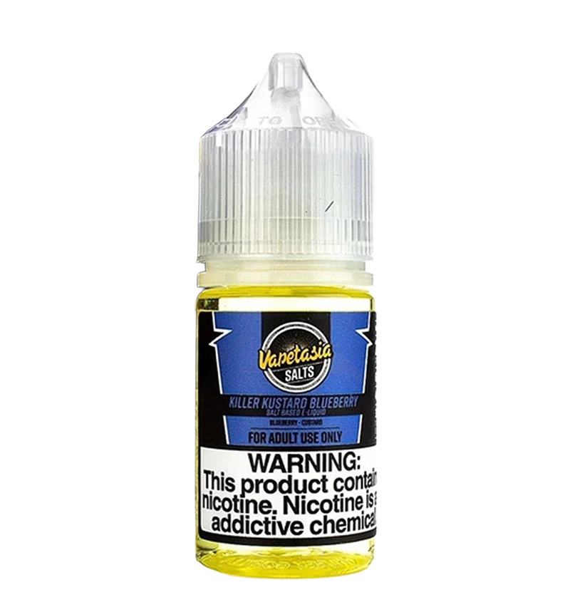 Vapetasia Killer Kustard Blueberry 30mL berry custard salt nic bottle