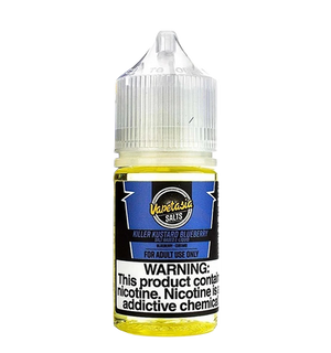 Vapetasia Killer Kustard Blueberry 30mL berry custard salt nic bottle
