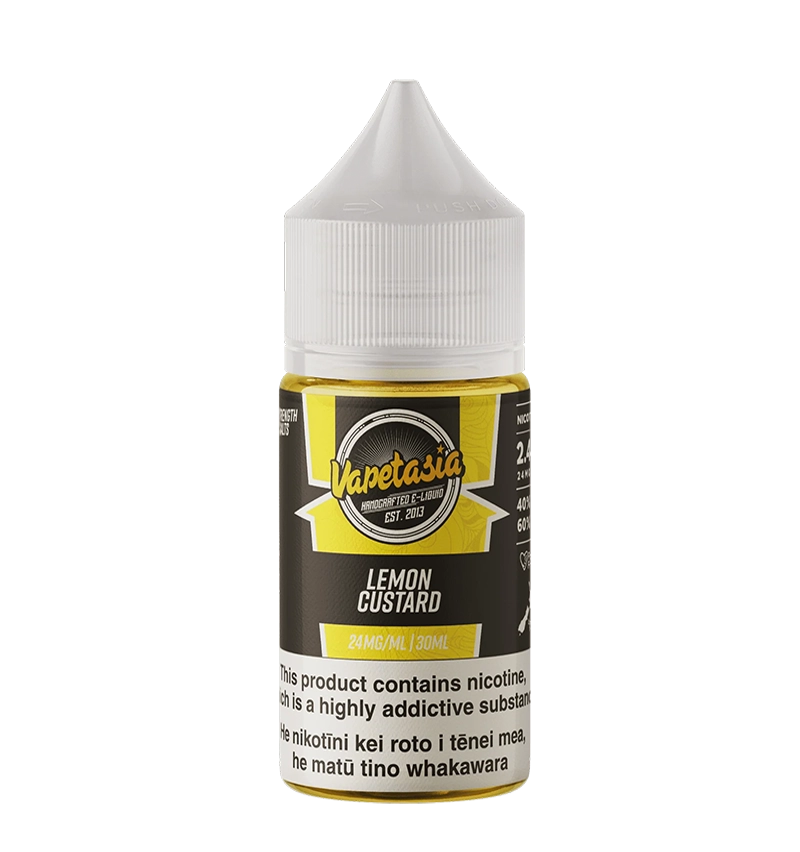 Vapetasia Killer Kustard Lemon 30mL citrus custard salt nic bottle