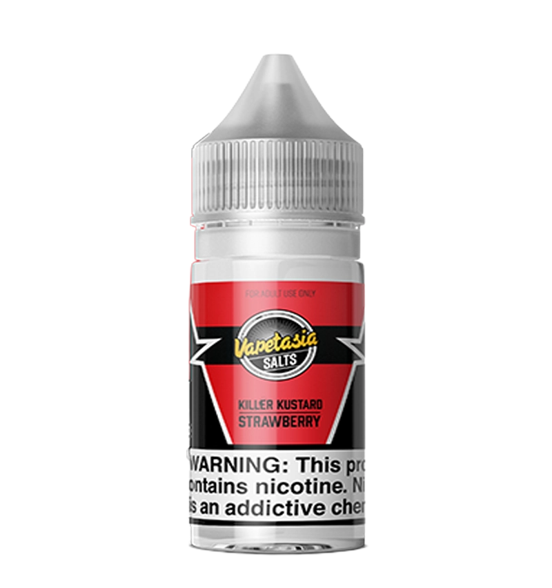 Vapetasia Killer Kustard Strawberry 30mL berry custard salt nic bottle