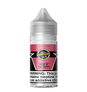 Vapetasia Milk of the Poppy 30mL creamy fruit salt nic bottle