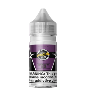 Vapetasia Rainbow Road 30mL mixed fruit salt nic bottle