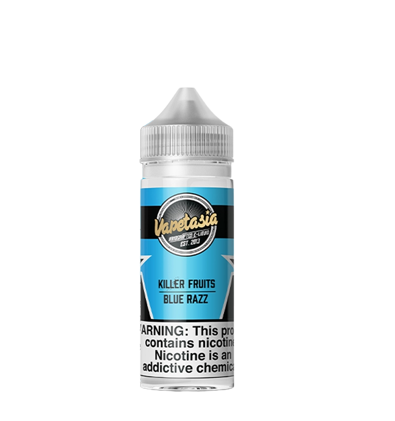 Vapetasia Blue Razz 100mL E-Liquid Bottle