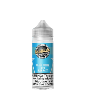 Vapetasia Blue Razz 100mL E-Liquid Bottle