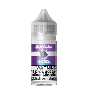 Vapetasia Iced Grape 30mL frozen grape salt nic bottle