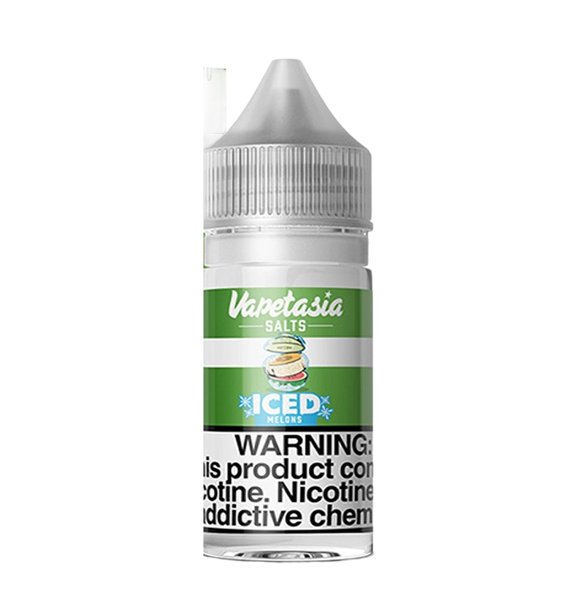 Vapetasia Iced Melons 30mL frozen melon salt nic bottle