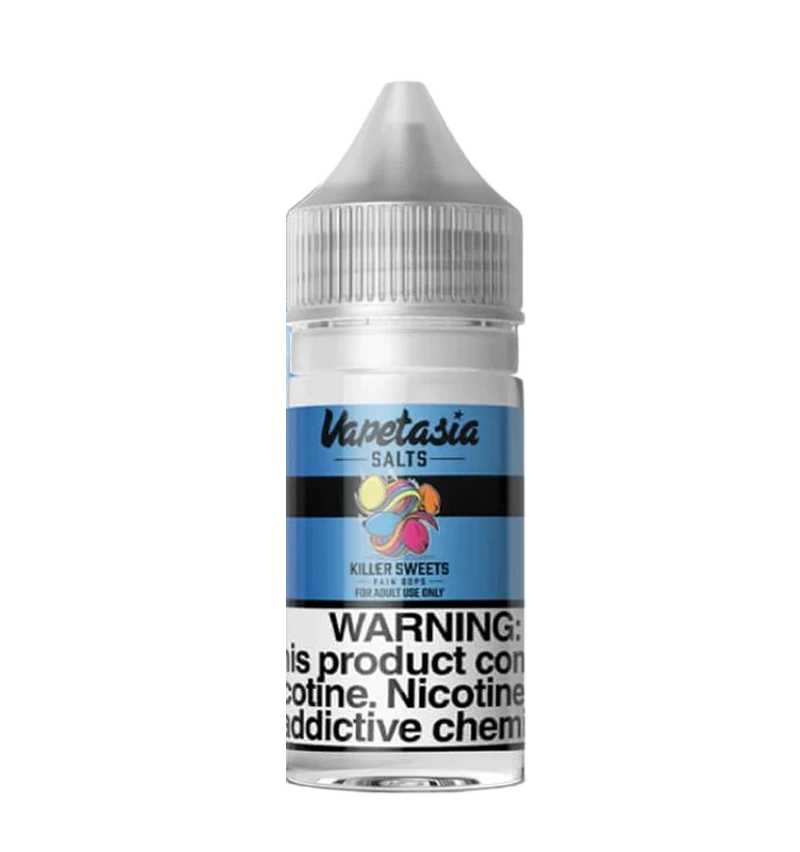 Vapetasia Rain Bops 30mL rainbow candy salt nic bottle