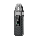 Vaporesso Luxe X3 Pro 45W Pod Kit - sleek metallic device with 0.96" TFT display, leather grip, and 5ml clear pod.