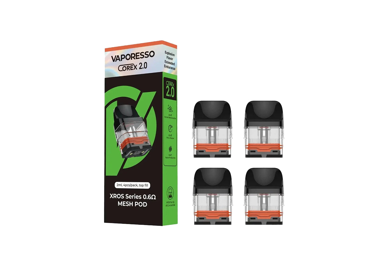 Vaporesso XROS Series 2mL Top Fill Replacement Pods - Vape Demand