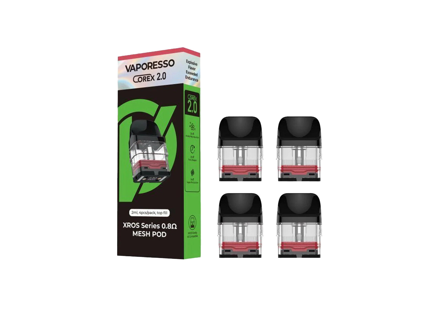 Vaporesso XROS Series 2mL Top Fill Replacement Pods - Vape Demand