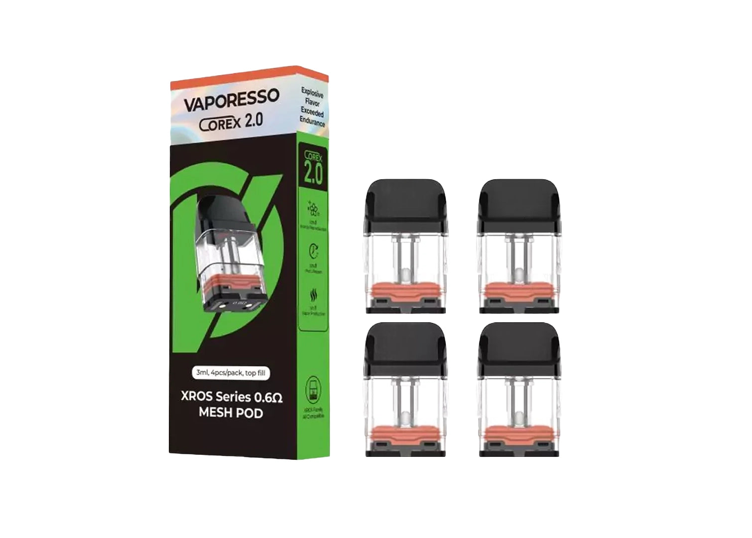 Vaporesso XROS Series 3mL Top Fill Replacement Pods - Vape Demand