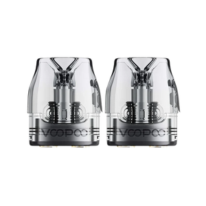 Genuine VooPoo Vmate 3mL replacement pod with clear e-liquid window and top-fill silicone plug.