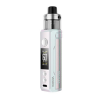 The VOOPOO Drag S2 Pod System Kit, showcasing its premium design, integrated battery, and smart screen on a neutral background.