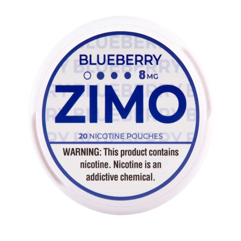 ZIMO Nicotine Pouches - Blueberry - Vape Demand