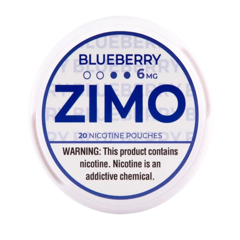 ZIMO Nicotine Pouches - Blueberry - Vape Demand